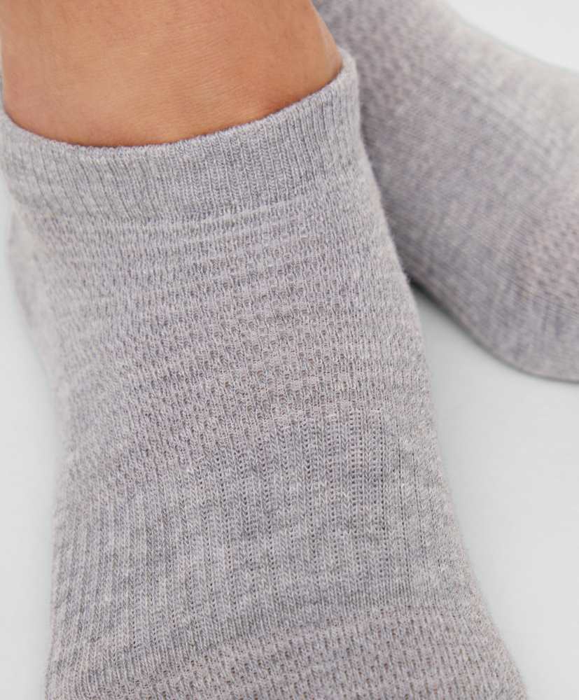 3 pares de meias de algodão para tênis esportivos