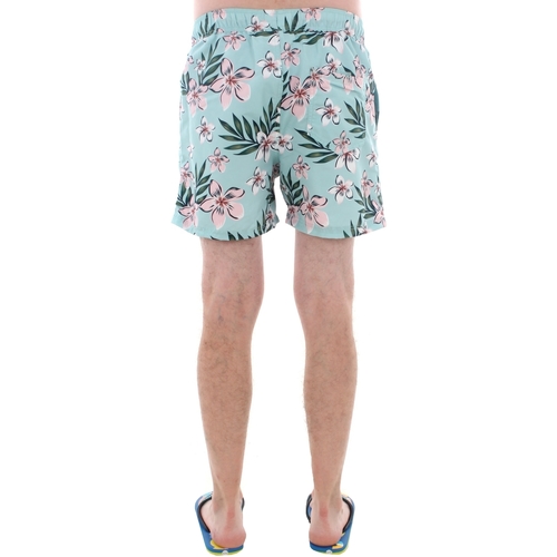 Jack & Jones - 12169650 JJIARUBA JJSWIMSHORTS AKM FLOWER COOL BLUE Azul