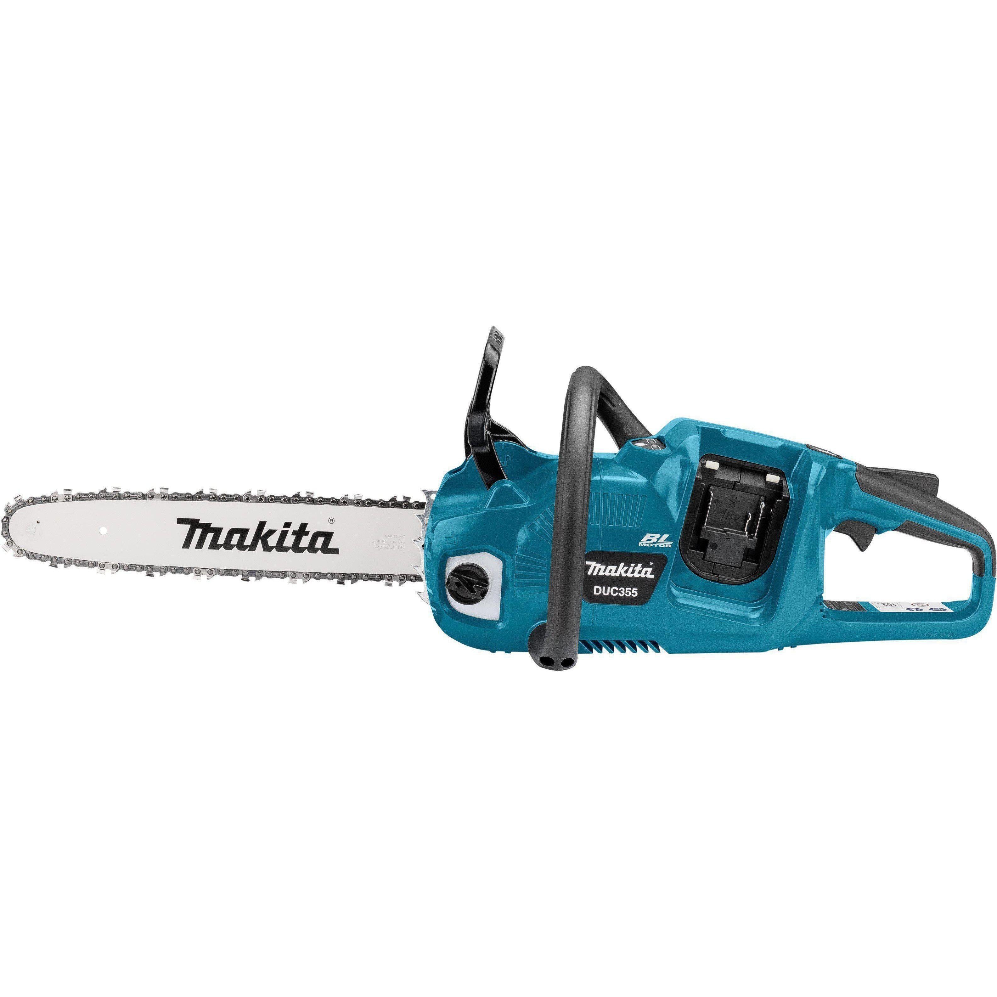 Makita DUC355PT4J Accu Kettingzaag 35cm 2x18V 5.0Ah met Mbox