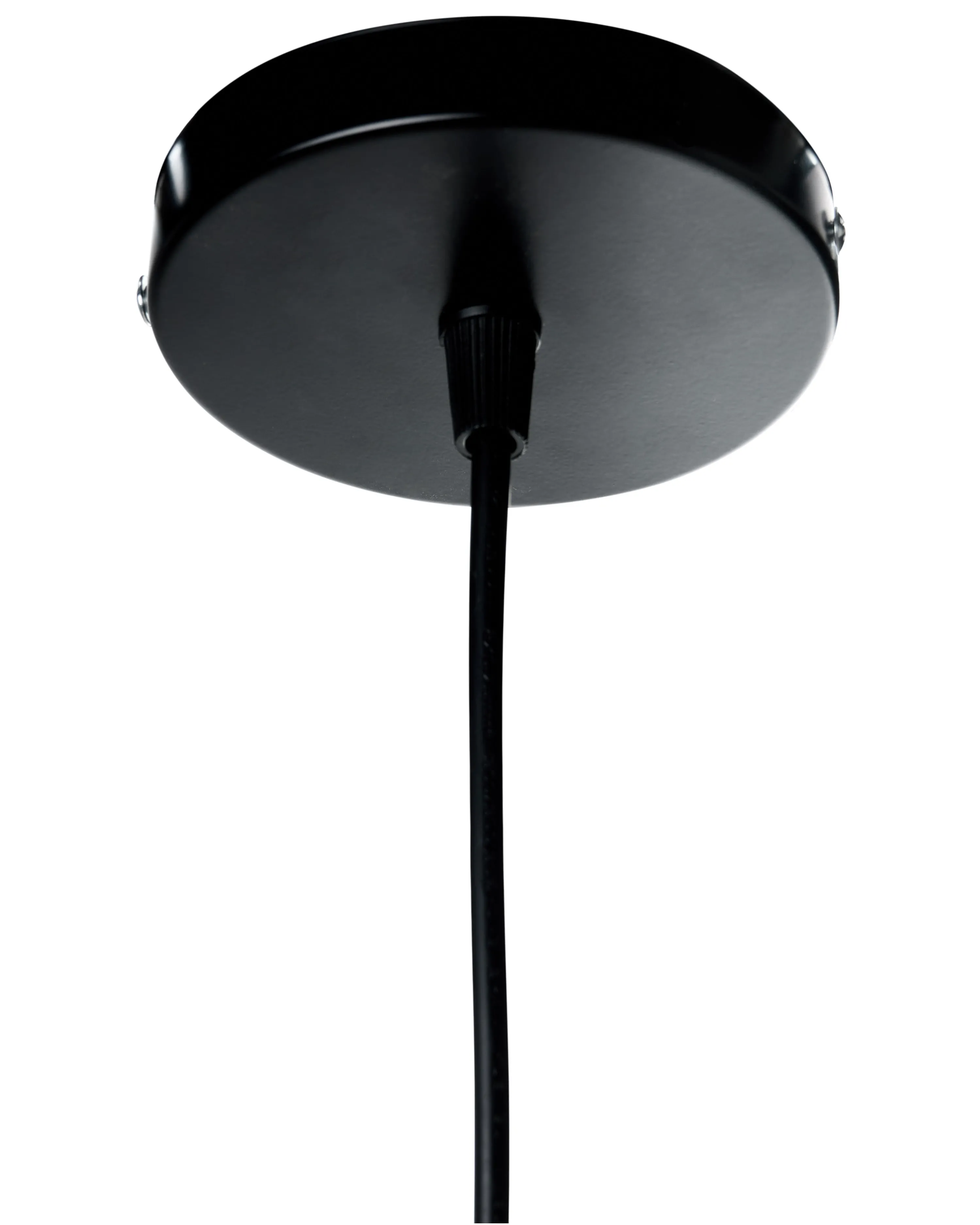 Hanglamp TURABO Rotan Zwart/wit
