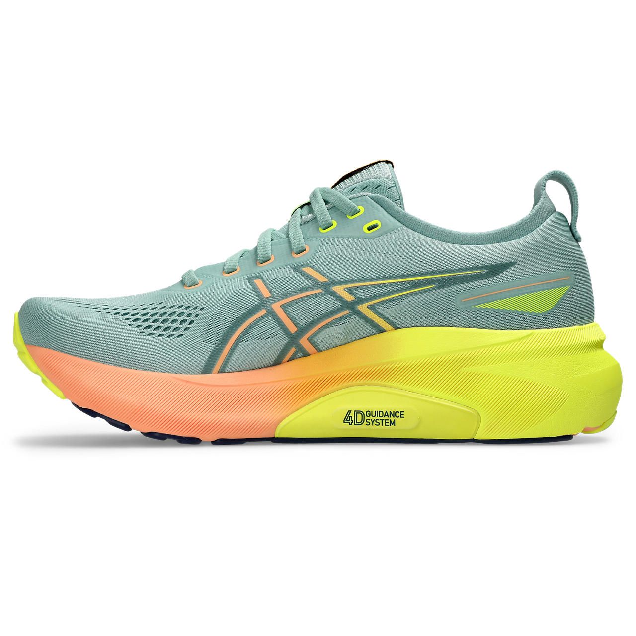 asics gel kayano 31 paris loebesko herre 8 1011b929 flash yellow black