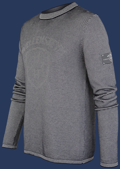 Herren Pullover 006 KoNitK, Cocos/Darknavy