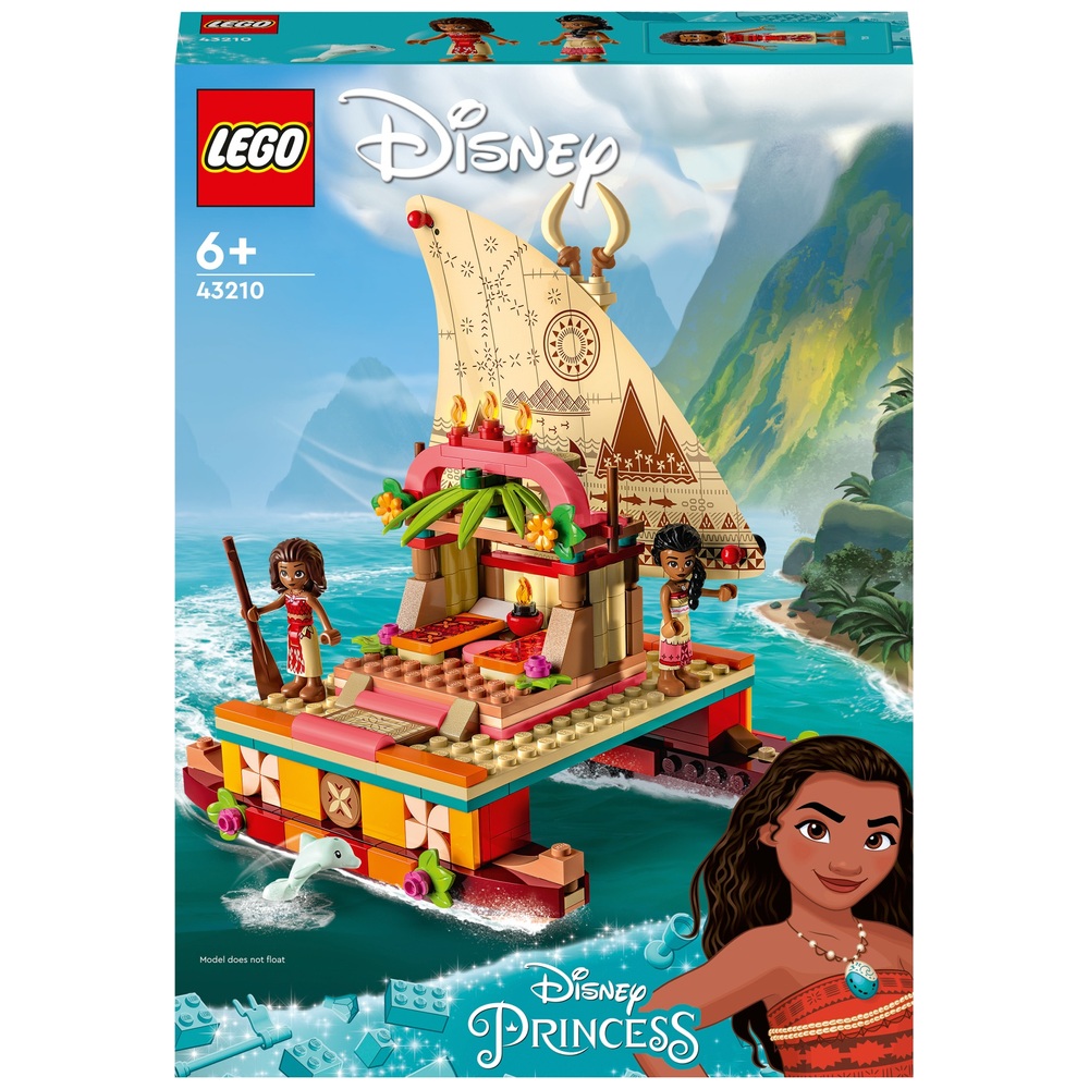 LEGO Princess 43210 Vaianas Navigationsboot Spielzeug
