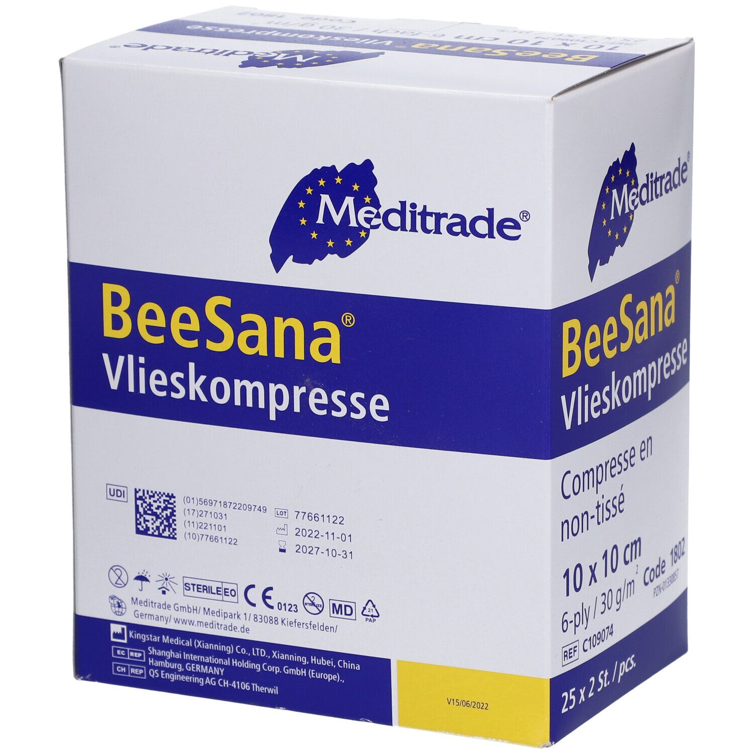 BeeSana® Vlieskompresse