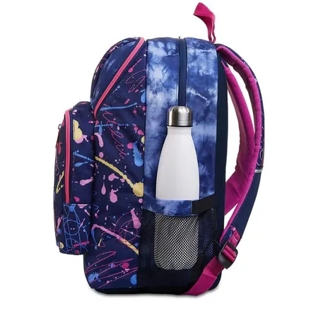 Seven Rucksack Zaino Point Out Love your soul Blue deep