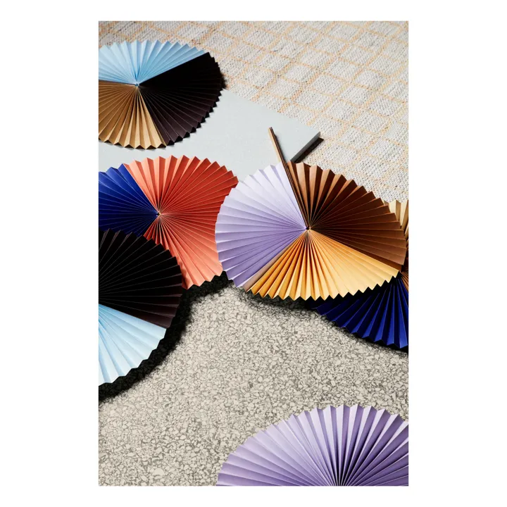 Broste Copenhagen Décoration murale éventail Saba en papier | Lilas