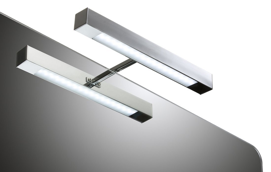 Sapho spiegellamp 30cm chroom