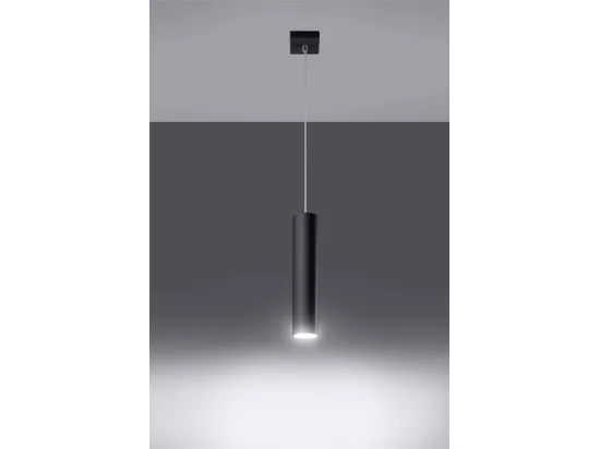 Sollux LAGOS Plafonnier à 1 ampoule noir, GU10