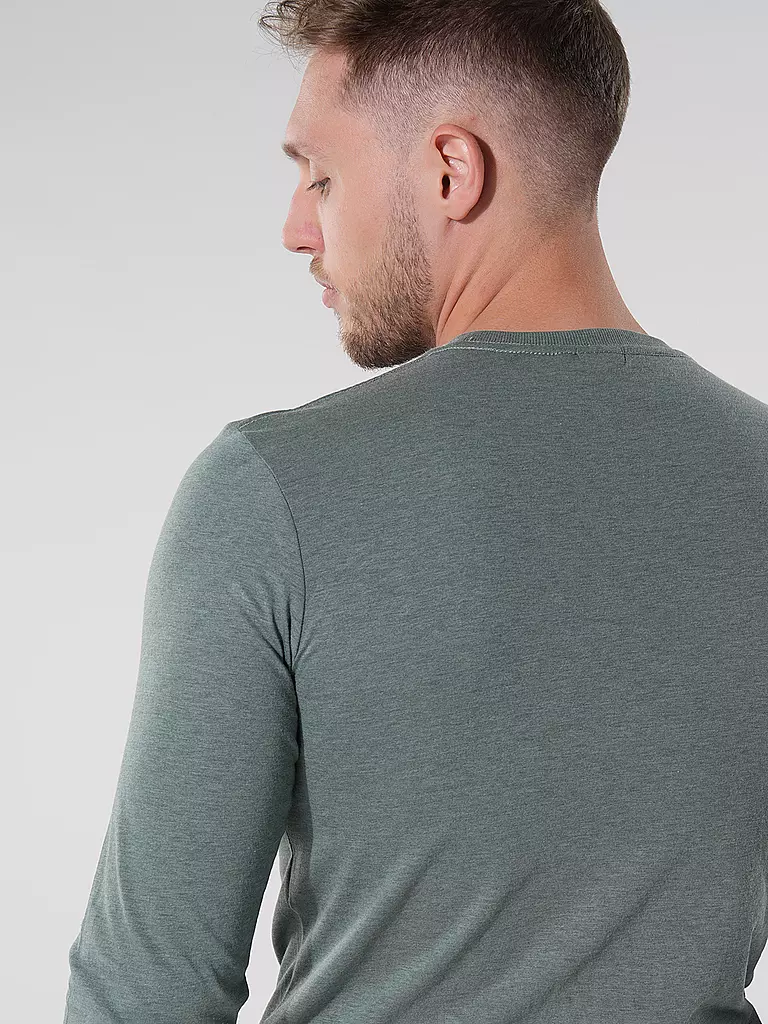 RAGWEAR Langarmshirt ZACHARI hellgrün