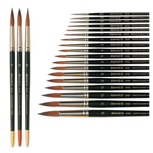 Raphaël® Serie 8404 Aquarellpinsel Rotmarderhaar