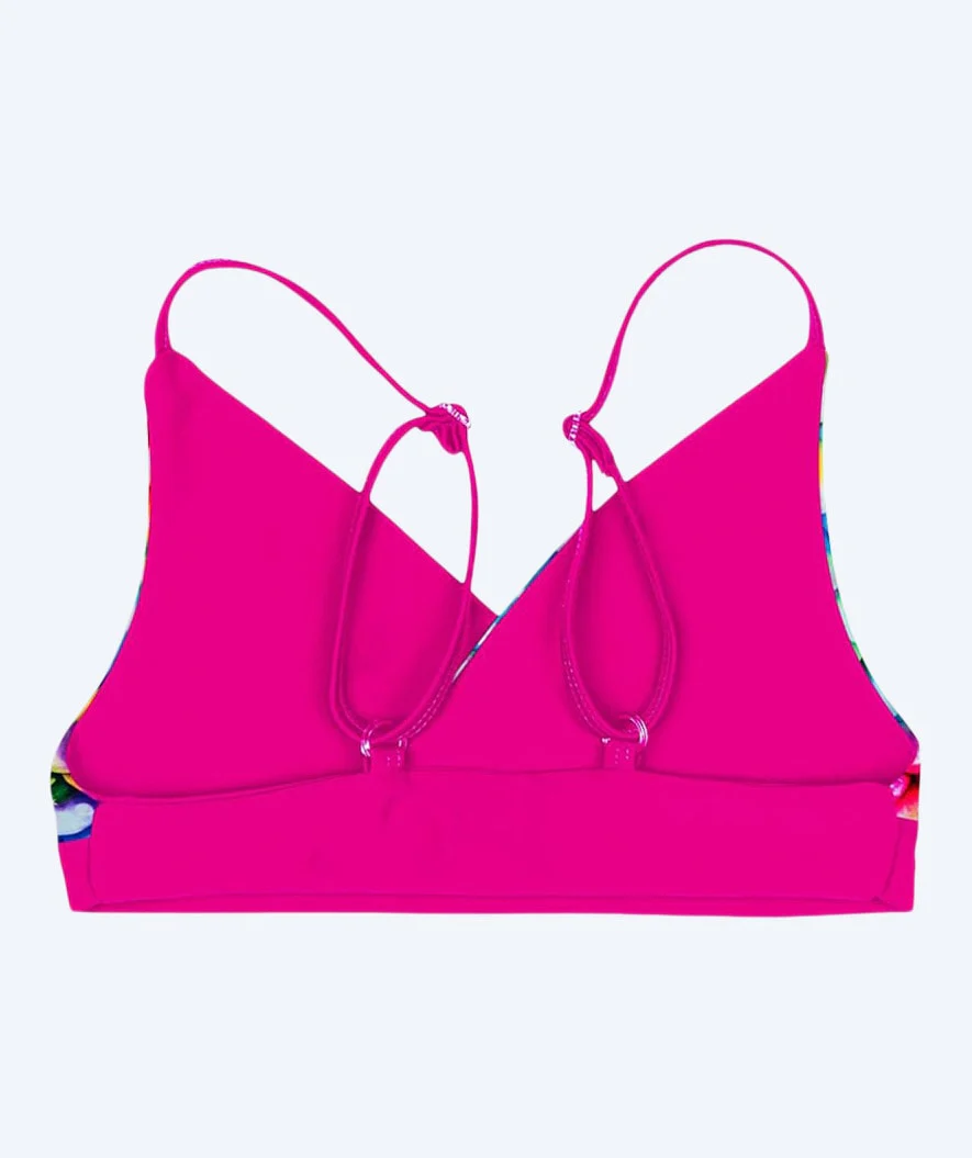 Fin Fun havfrue bikini top til piger uden flæser - Rainbow Reef