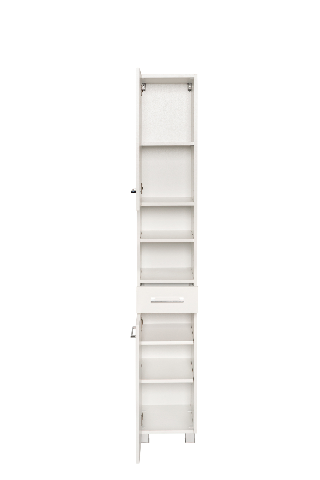 Seitenschrank PARIS - weiß - 185 cm hoch