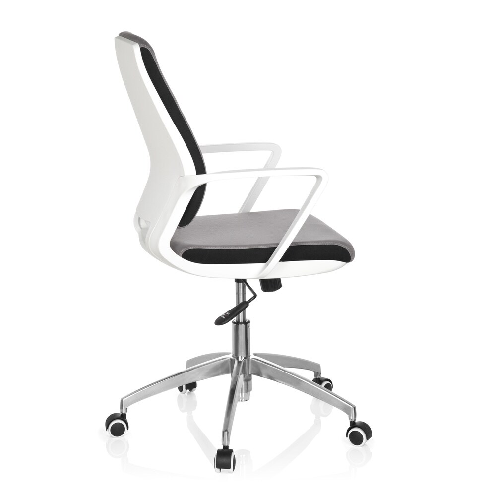 Profi Bürostuhl ESTRA Stoff mit Armlehnen (nicht höhenverstellbar) hjh OFFICE