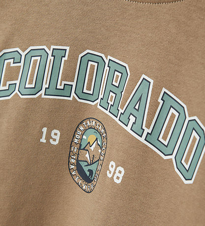 Name It Sweatshirt - NkmVildar - WeatheRød Teak/Colorado