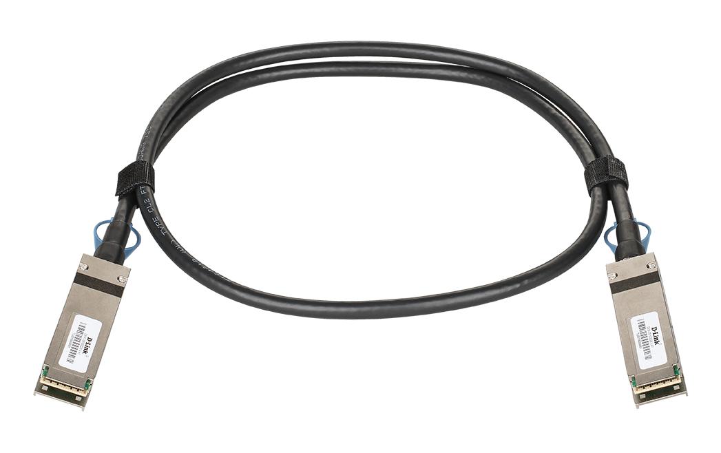 Direct Attach Kabel DEM-CB100Q28 QSFP28/QSFP28 1 m<br>100G QSFP28 zu QSFP28 1 m Direct Attach Stacking Kabel