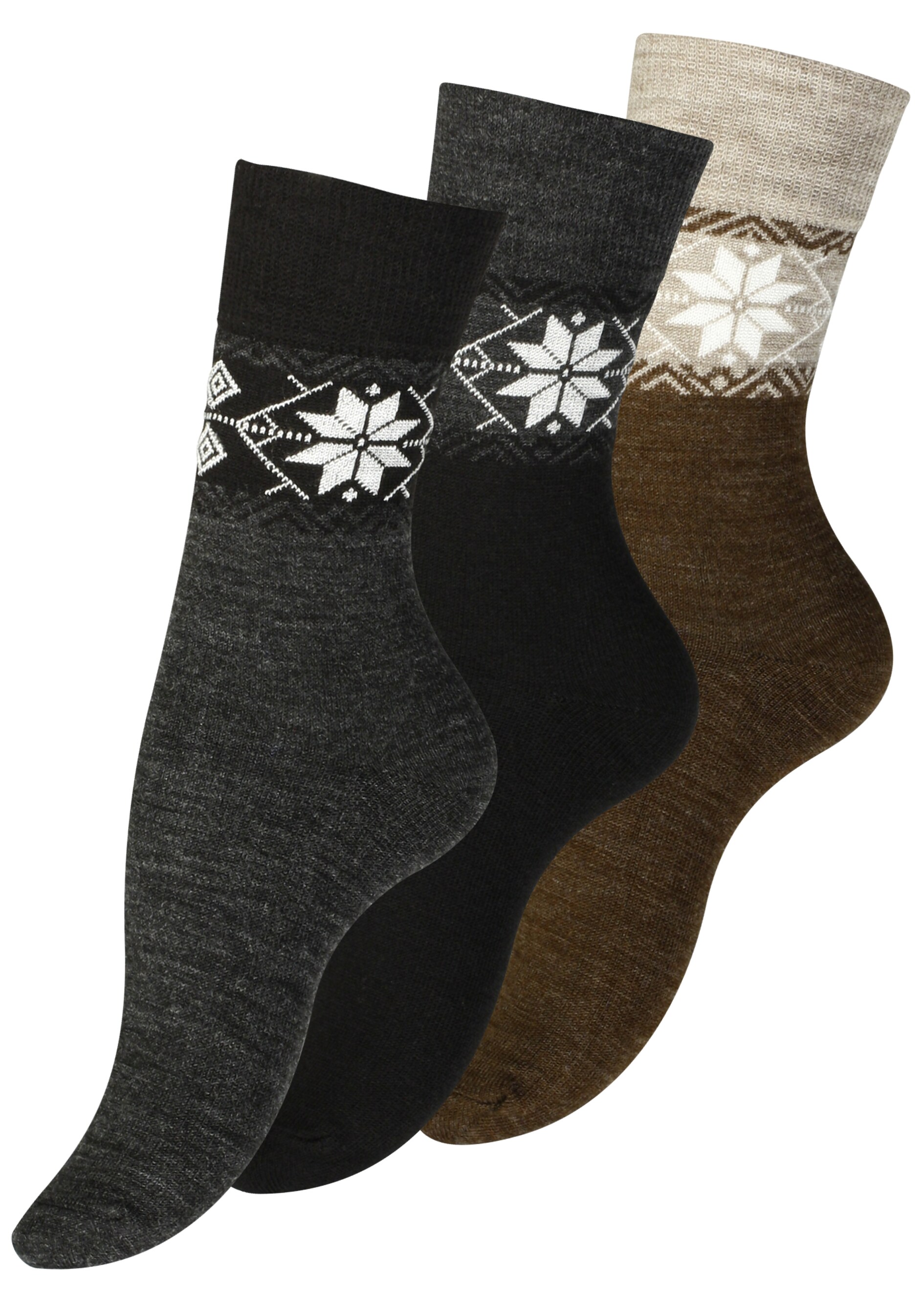 Cotton Prime® Damensocken 3 Paar Wellness-Socken