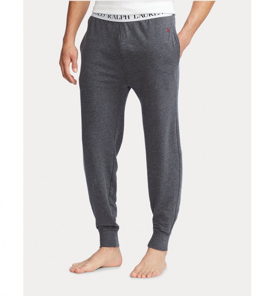 Calça de moletom Ralph Lauren Sleep Jogger cinza