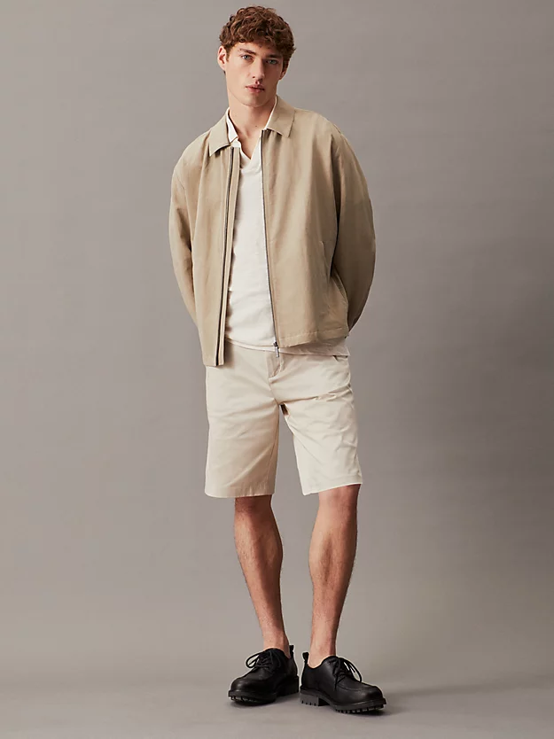Shorts de cetim elástico