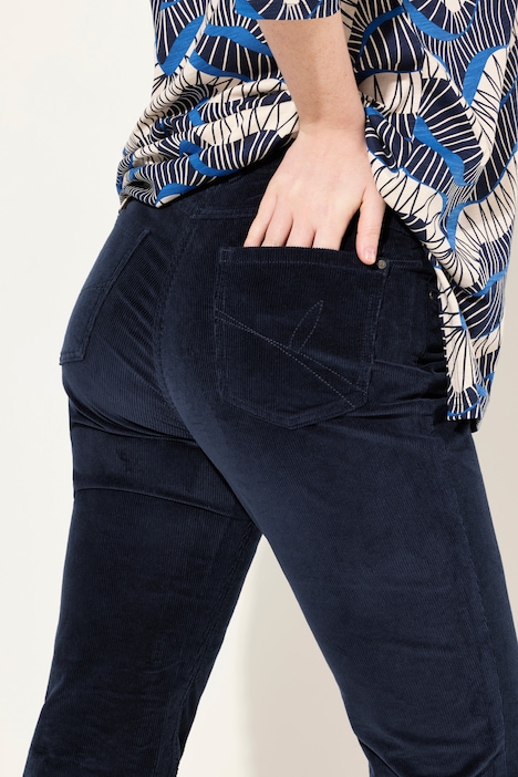 Cordhose Marie, Bootcut, Komfortbund, Biobaumwolle