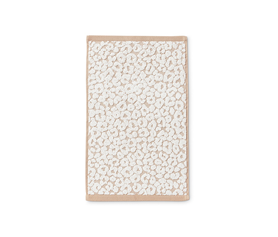 2 Premium-Jacquard-Gästehandtücher im Leo-Dessin