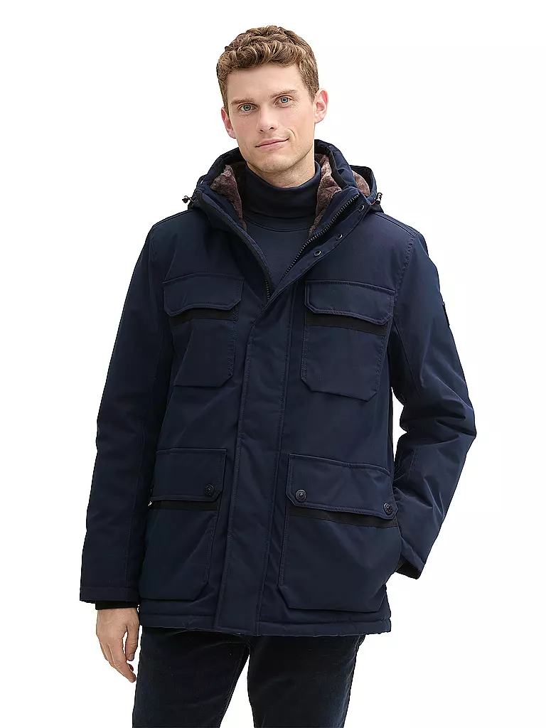 TOM TAILOR Parka dunkelblau