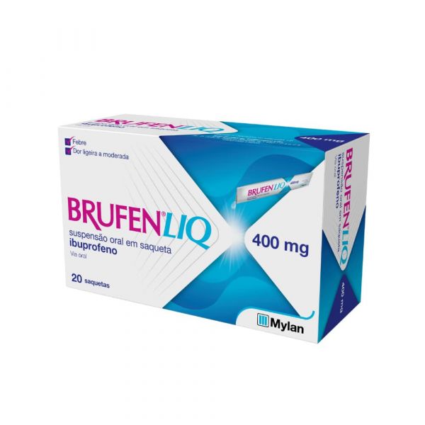 BrufenLIQ 400mg Suspensão Oral 20 Saquetas
