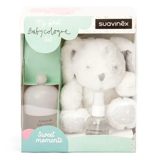 Suavinex - Pack Peluche + Baby Cologne 100ml + échantillon 50ml