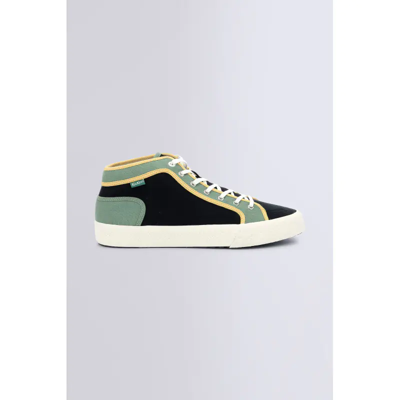 ARVEILER NOIR VERT SNEAKERS HAUTES Textile Homme
