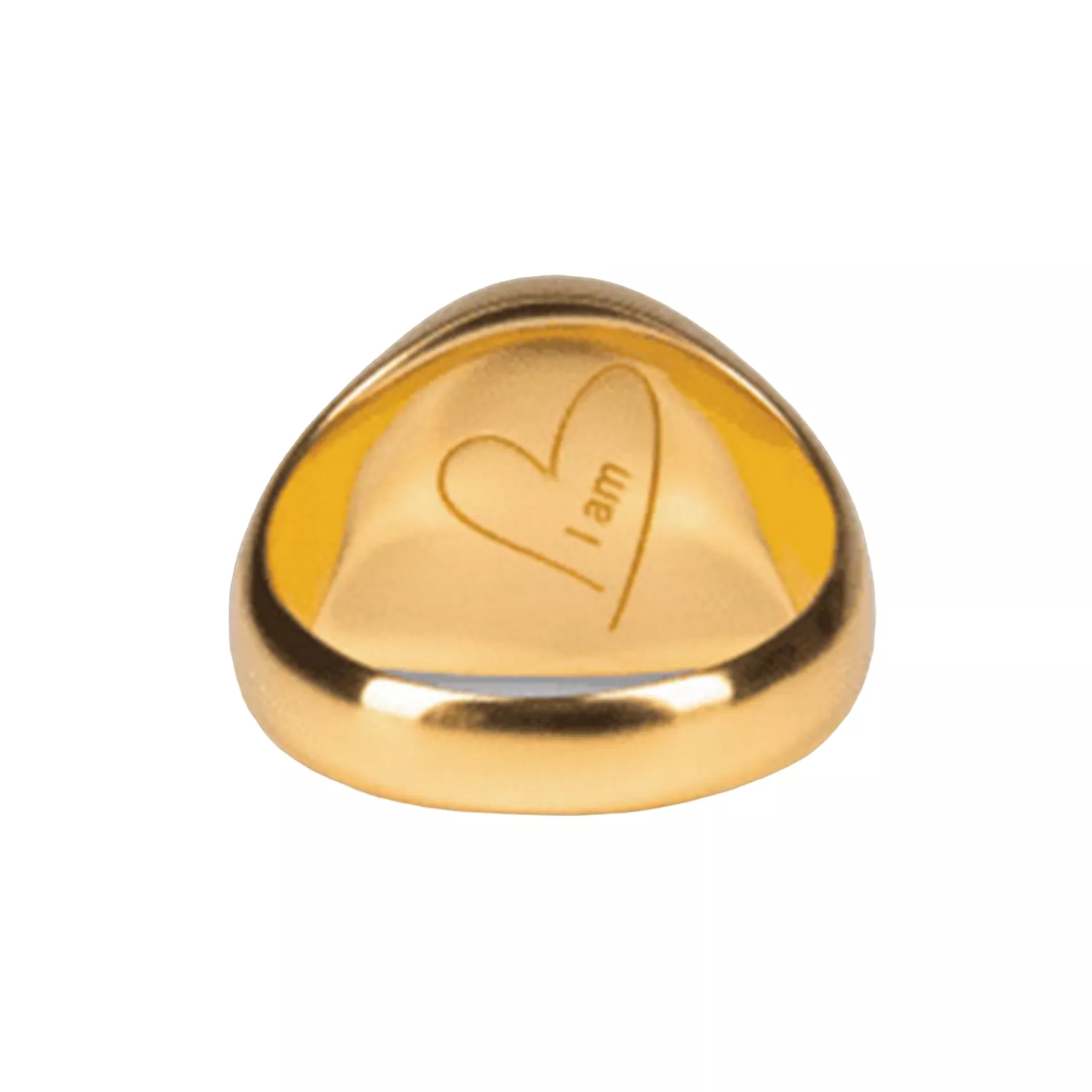 IX Studios I Trust Myself Ring 22 kt. Forgyldt Sølv DMN0338GD