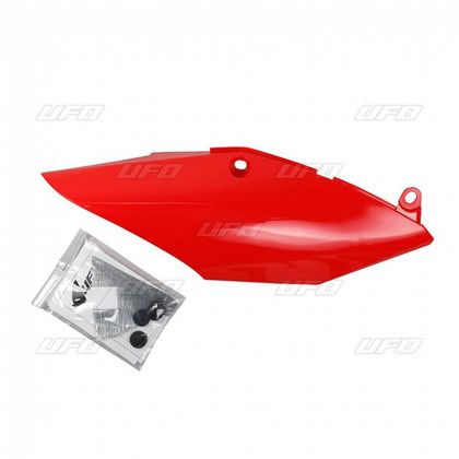 Plaques latérales Ufo mono-silencieux rouge