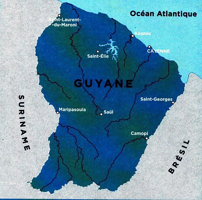 IGN - LA GUYANE 1 400 000