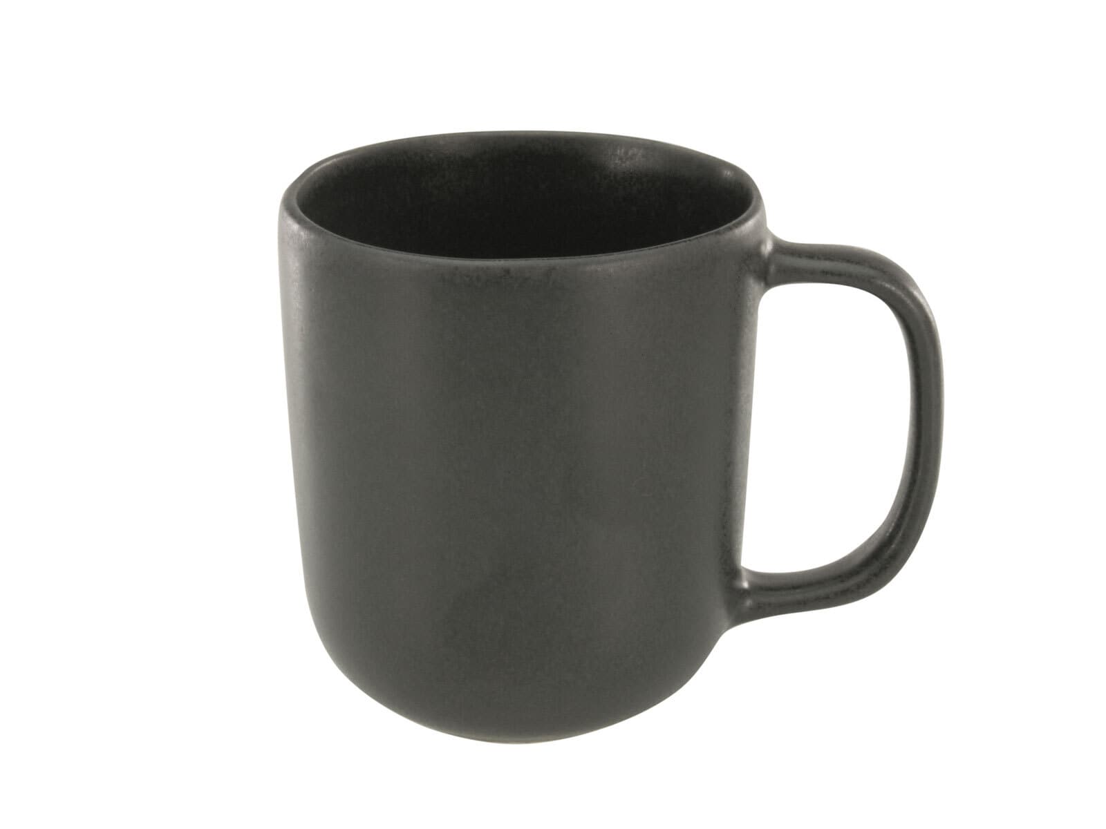CreaTable Kaffeebecher PIETRA 350 ml Steinzeug schwarz