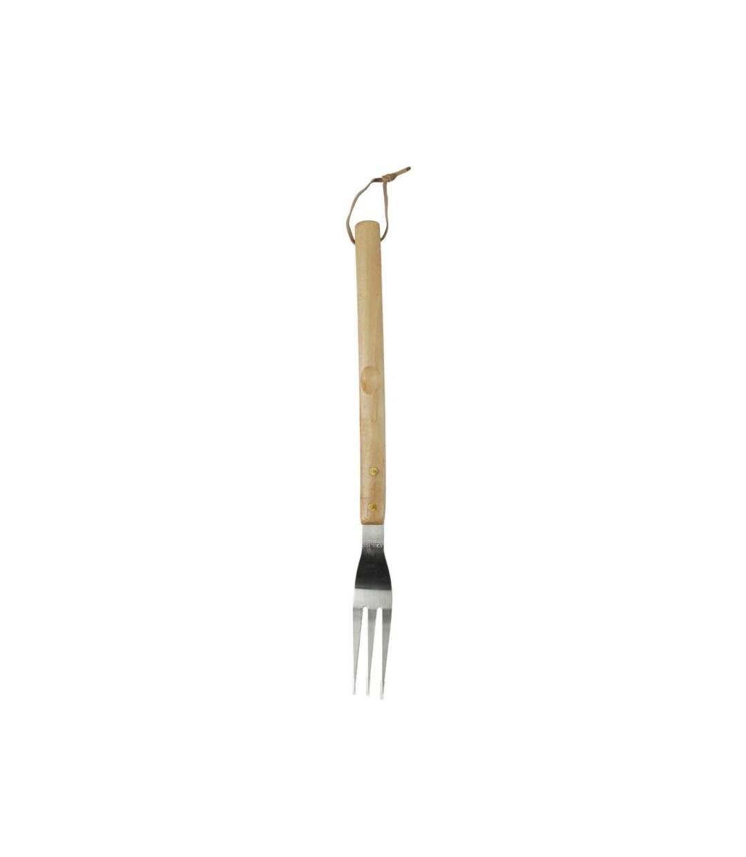 Paris Prix - Lot De 4 Ustensiles barbecue 46cm Vert & Naturel
