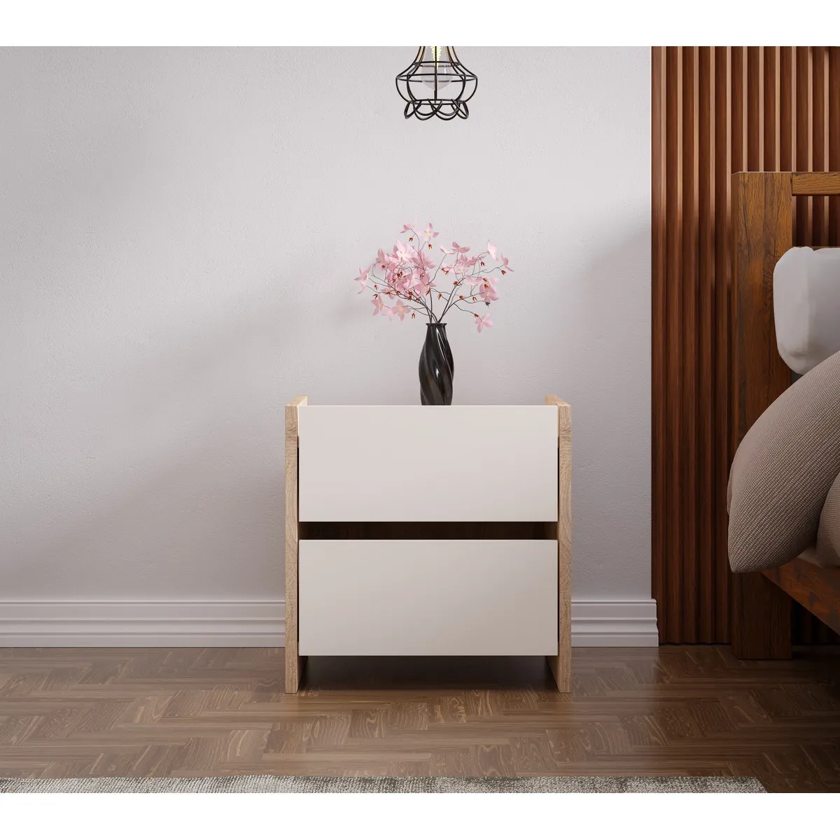 EPIKASA Table de Chevet Cora Sonoma