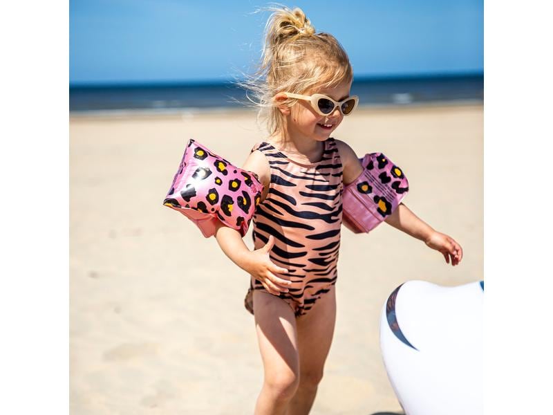Swim Essentials Schwimmflügel 2-6 Jahre Leopard Rose Gold Swimming Armbands für Kinder