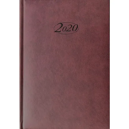 Stylex Buchkalender bordeaux DIN A5, 400 Seiten