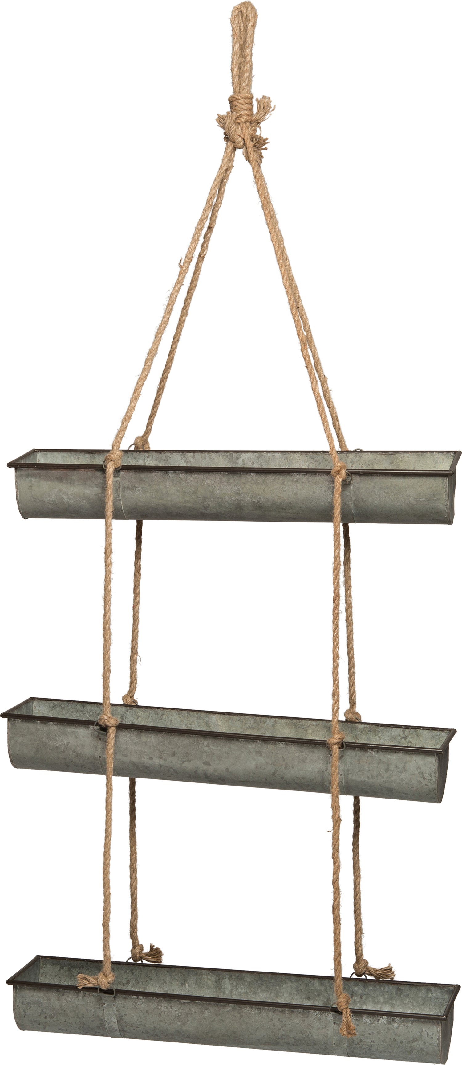 Intratuin hangpot grijs 70 x 18 x 120 cm