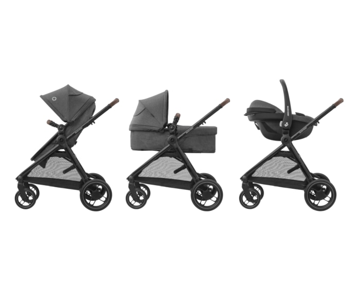 Zelia S Trio 0 - 4 Y   0 - 22 kg    2-in-1-Sitzeinheit |    Bequem und einfach im täglichen Gebrauch  |    i-Size-Kindersitz |    Umfassendes 3-in-1 Travelsystem  |