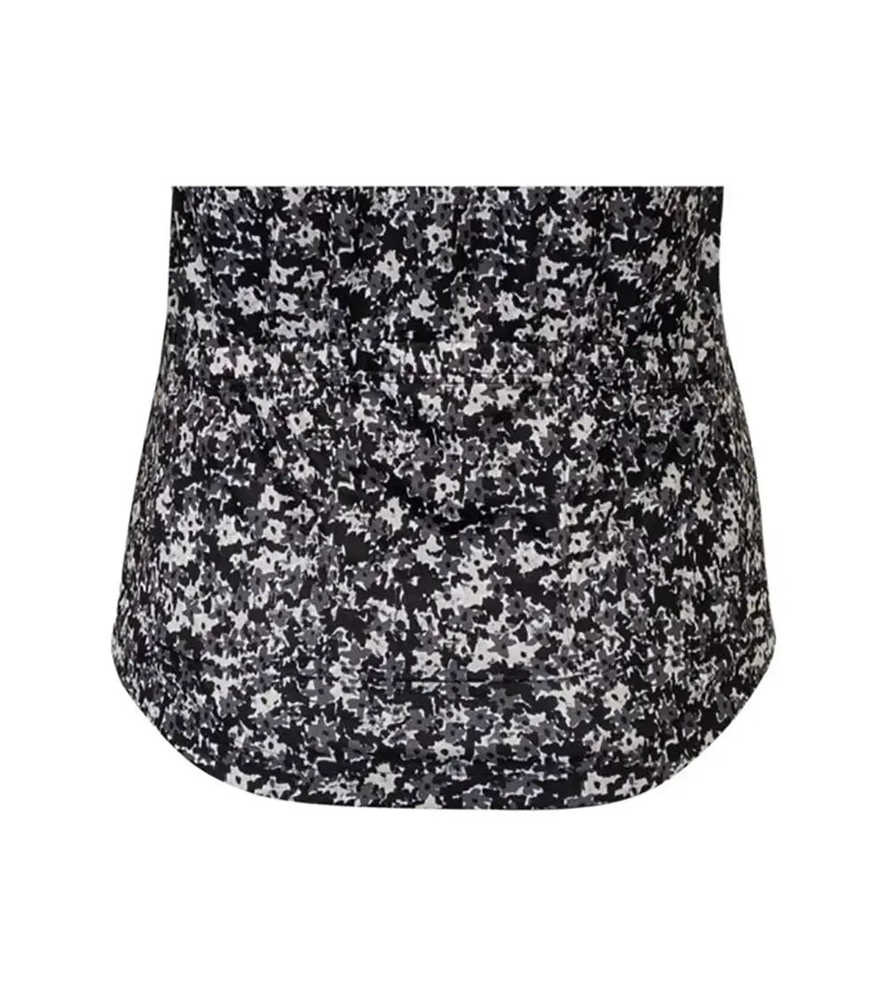 AGU Mini Flower Essential Fietsshirt Korte Mouwen Zwart Dames