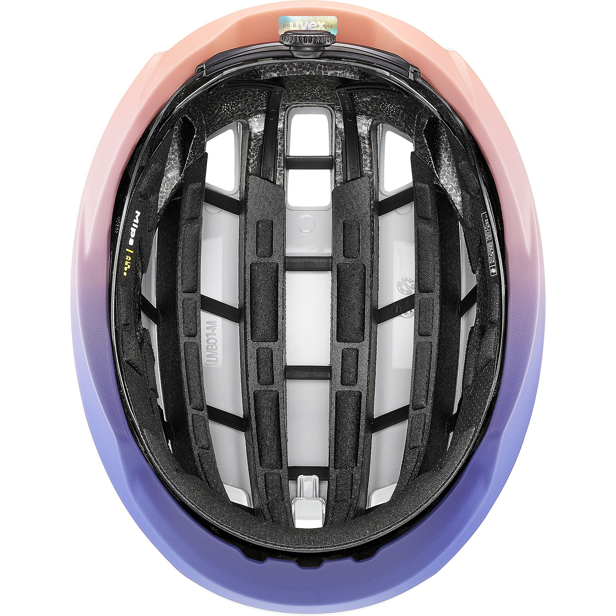 Uvex Surge aero MIPS Fahrradhelm white-lilac apricot matt