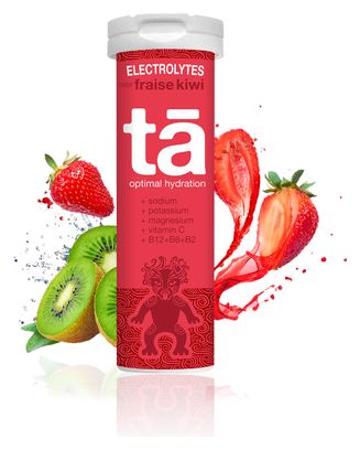 Pack Hydratation Tā Energy Bidon   3 Tubes Electrolytes Fraise-Kiwi / Citron / Pastèque