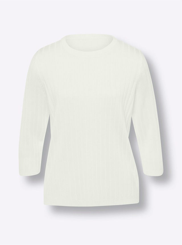 Classic Basics 3/4 Arm-Pullover »Rundhals-Pullover«