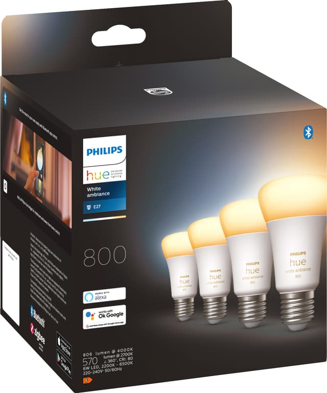 Philips Hue WA 6W A60 E27 (4-pak)