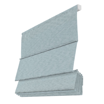 Vouwgordijn Loek 1708 kh faded blue