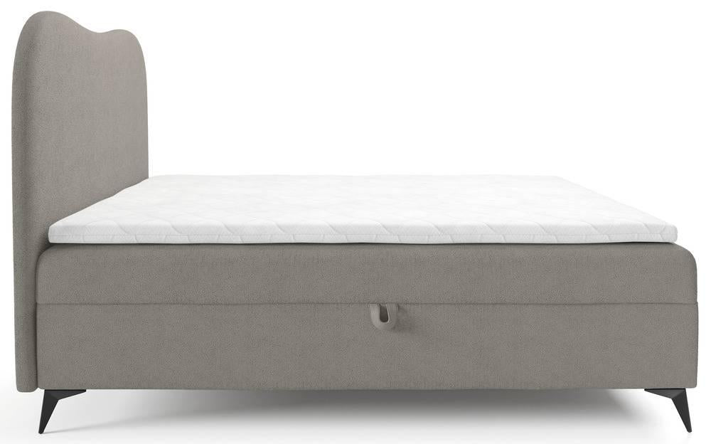 NADUVI Collection Boxspring Adler bouclé met opbergruimte 160 x 200 cm