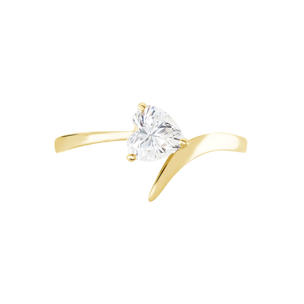Bague Valeriana Or Jaune Oxyde De Zirconium