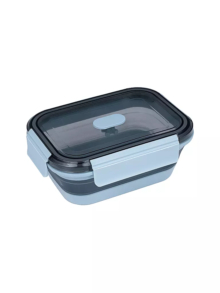 LURCH Frischhaltebox Silikon 0,8l Frozen-Blue  hellblau