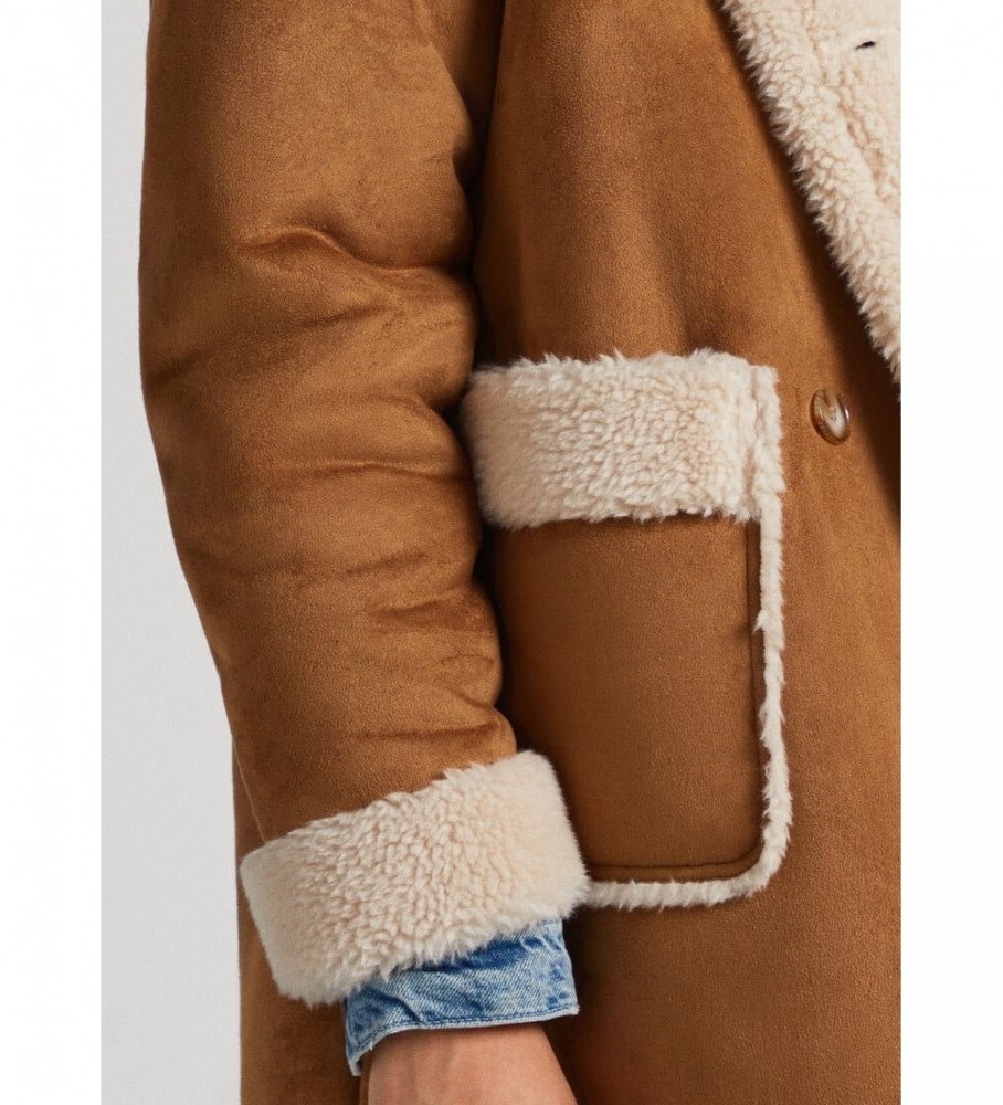 Casaco marrom rosa da Pepe Jeans