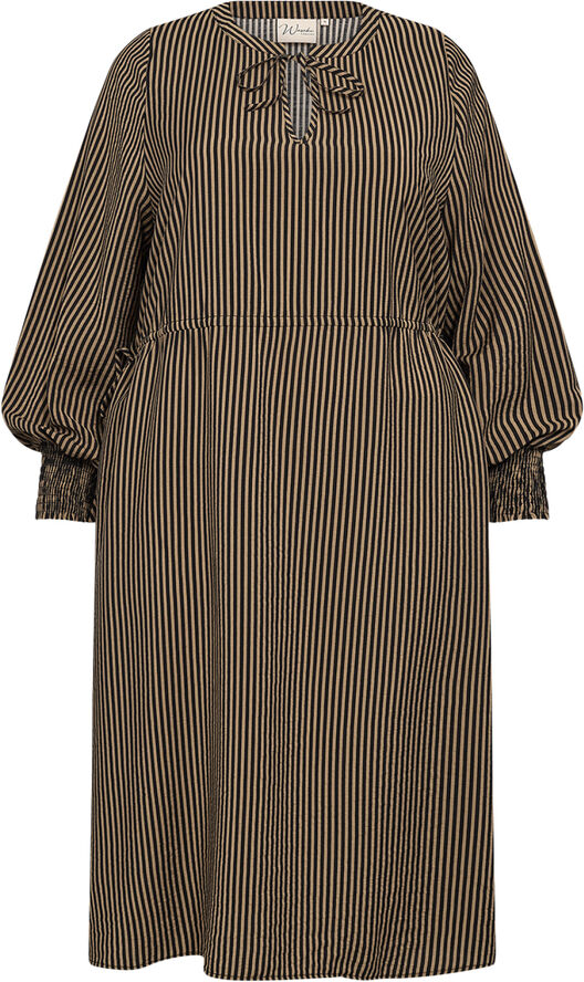 Wasabiconcept Curvy WA-GENTINA 4 Kjole Mørk sand 8404c mørk sand