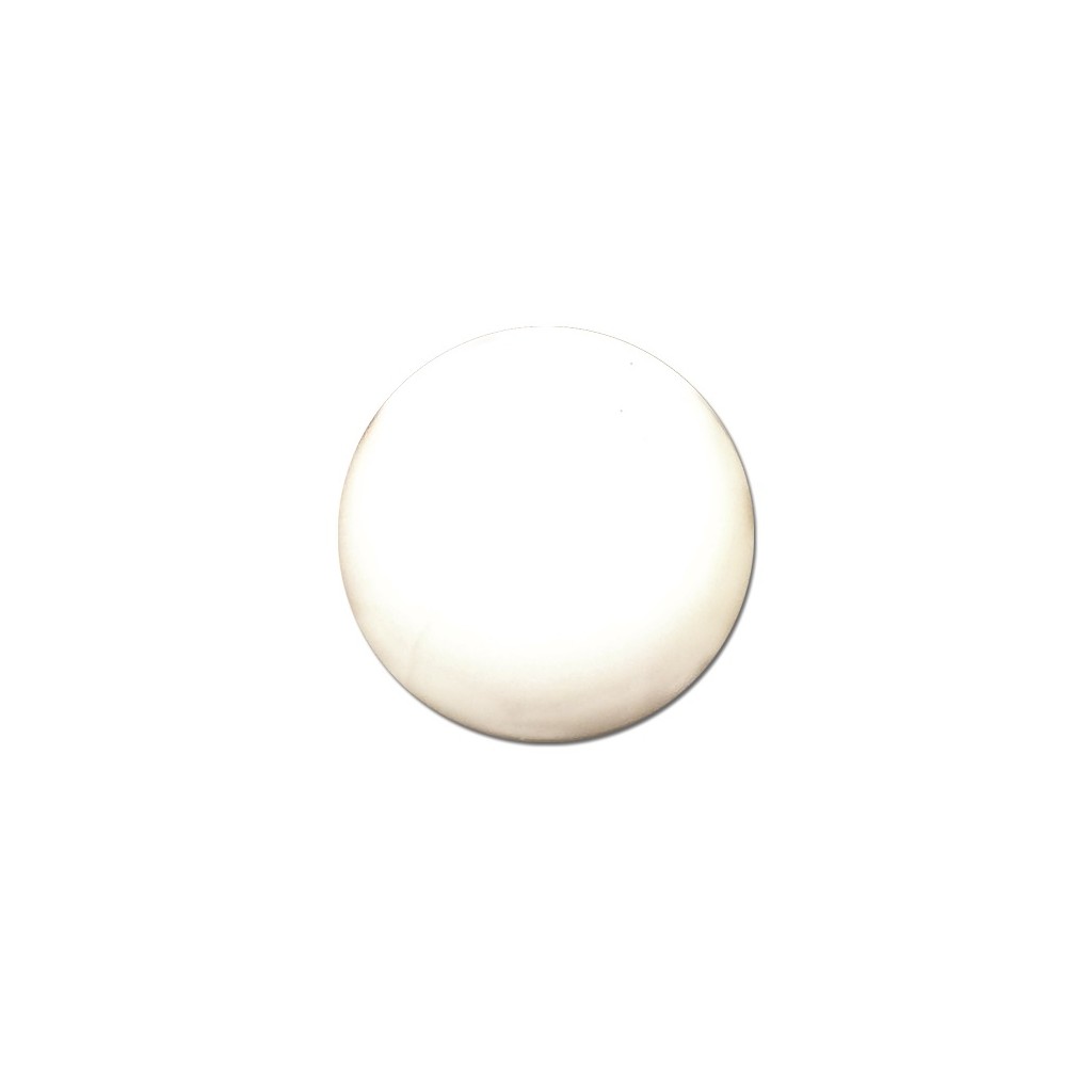 Balle de Baby Foot Blanche en Plastique